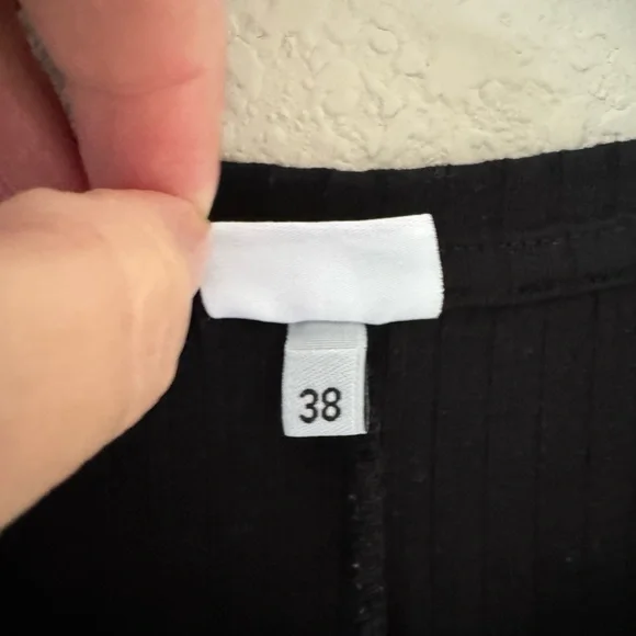 Lascana black ribbed knit midi dress - Picture 4 of 8